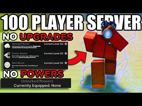How I Beat 100 Players With No Upgrades or Powers in Ink Game.
