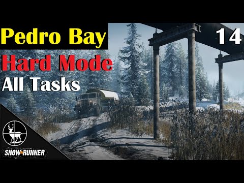 Pedro Bay Alaska ⚠️ SnowRunner Hard Mode⚠️ All Tasks