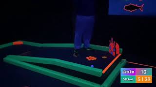 GLOW IN THE DARK HOLE IN ONE! - Michael Schiro Mini-Golf 2021