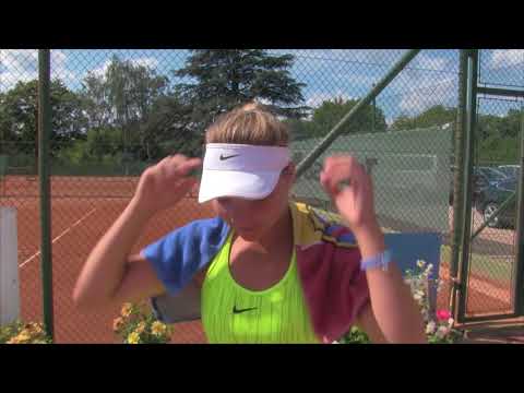 Kateřina Křížová po výhře ve 3. kole kvalifikace Kuchyně Gorenje Prague Open 2017