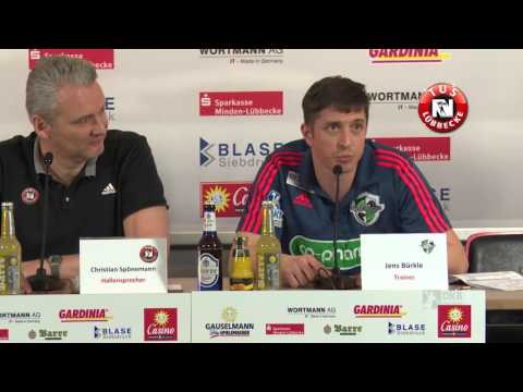 Pressekonferenz nach dem Spiel TuS N-Lübbecke vs. TSV Hannover-Burgdorf