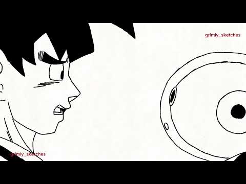 Goku confuses Zeno Larry (animation)
