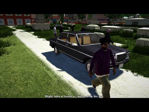 GTA San Andreas Ultra Graphics Gameplay PART 25 "Los Sepulcros" Mission