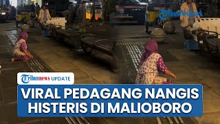 Viral Video Pedagang Sate di Trotoar Malioboro Nangis Histeris Sambil Berguling, Ini Kata Satpol PP
