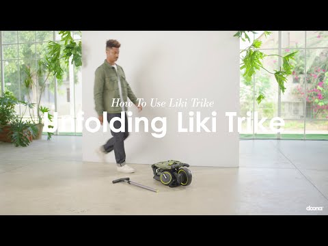 Doona Liki Trike S5 5in1 Sulankstomas triratis dviratukas, juodas video