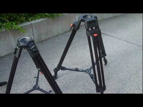 Kohlefaserstativ Gitzo Systematic GT4542LS im Vergleich mit FLM CP30-M4S, Sachtler ACE + Cartoni ENG