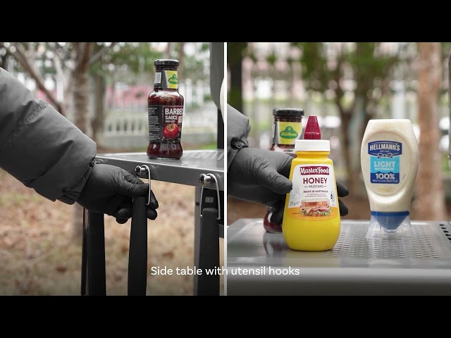 Boss Grill Georgia Classic - 6 Burner Gas BBQ Grill with Side Burner - Silver