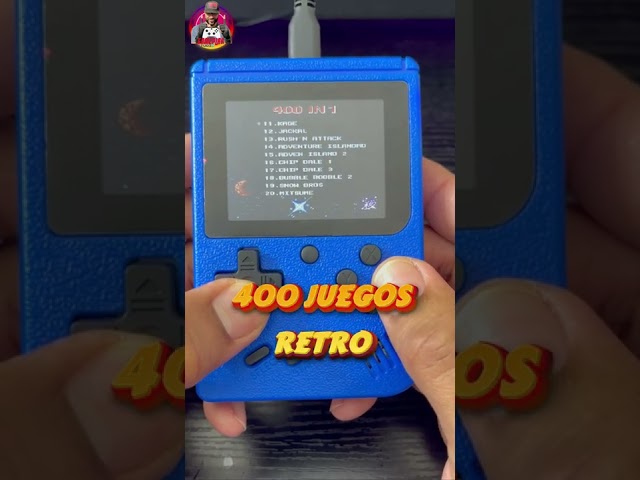 Vídeo relacionado con Deluisho Mini Consola de Juegos Gameboy, Admite 2 Jugadores y se Conecta al Televisor, Precargada con 800 Juegos Clásicos, Pantalla LCD de 3,5 Pulgadas, Mini Arcade, Regalo para Niños y Niñas (Verde)