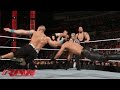 John Cena Vs Seth Rollins Big Show Kane 3 On 1 Handicap Match Raw January 19 2015
