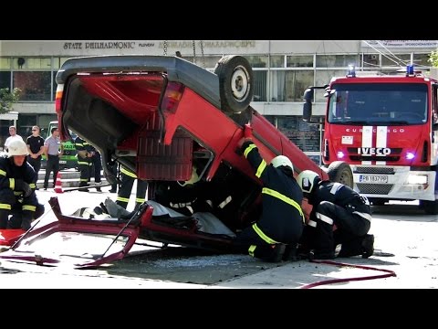 Демонстрация на пловдивските пожарникари 2016 - Пожарна техника и автомобили
