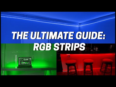 Part of a video titled The Ultimate Guide to RGB LED Strips! - YouTube