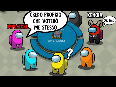 L' IMPOSTORE HA DECISO DI AUTO VOTARSI - Among Us