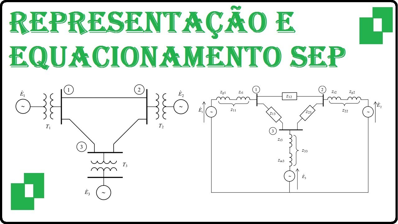 Sistema Elétrico de Potência: Diagrama Elétrico e Unifilar, Equacionamento matricial Básico