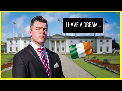 BECOMING PRESIDENT OF IRELAND...
