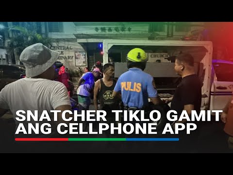 Snatcher nahuli gamit ang app sa cellphone na ninakaw