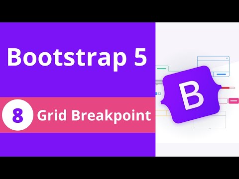 Bootstrap 5 Crash Course Tutorial #8 - Grid Breakpoint