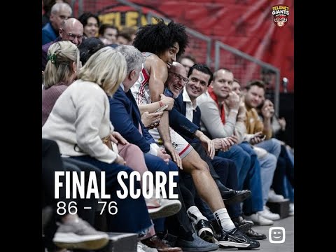Telenet Giants Antwerp vs Donar Groningen: 86-76 (19/03/24)