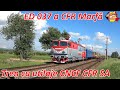 4K Locomotiva ED 037 A CFR Marfa Cu Tren De Utilaje Al CNCF CFR SA Mai 2022