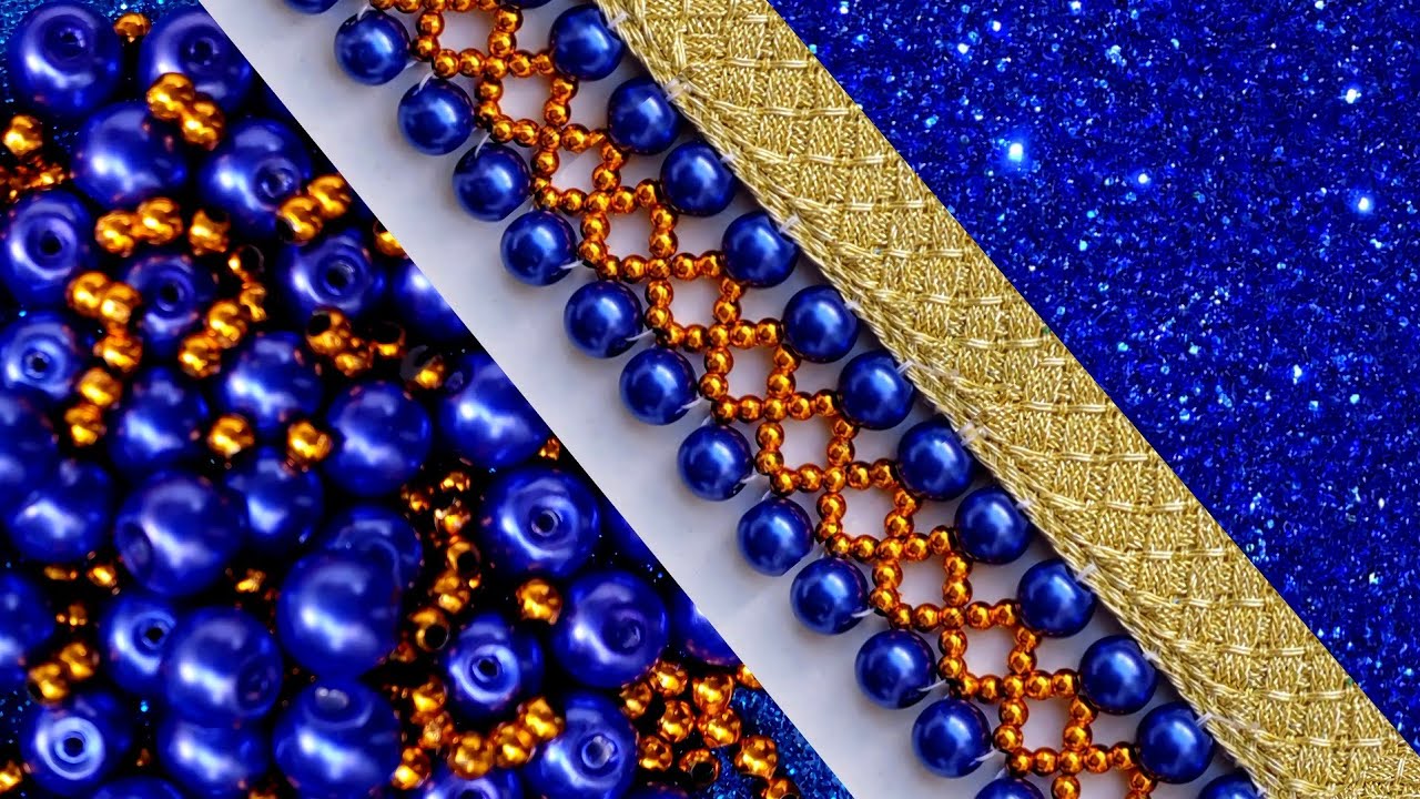 Stylish and beautiful and very practical embroidery tutorial#💙⚘️💙