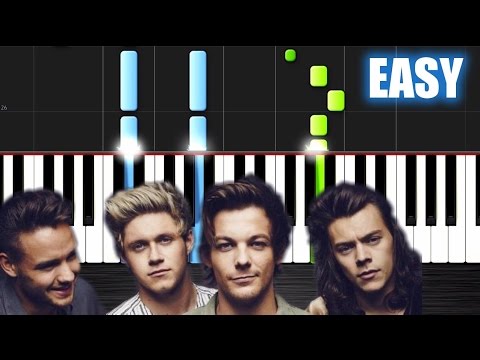 One Direction - Perfect - EASY Piano Tutorial by PlutaX - Synthesia