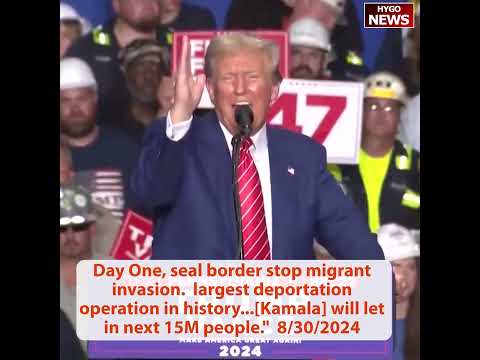 TRUMP on Venezuelan migrant, largest deportation operation in history, missile defense shield