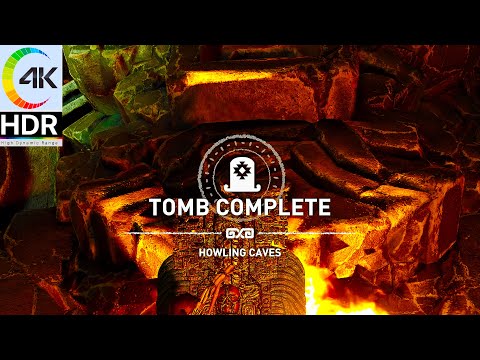 Shadow of the Tomb Raider HOWLING CAVES Challenge Tomb 4K Modded Guide (Deadly Obsession)