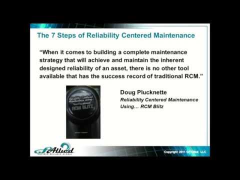 UE Systems Complimentary Webinar - The Seven Steps of RCM