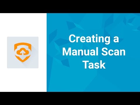 Avast for Business: Creating a Manual Scan Task