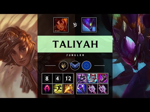 Taliyah Jungle vs Kha'Zix - EUW Diamond Patch 25.12