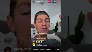 Ben Azelart Instagram Live 12/11/22