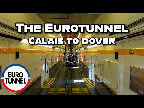 Drive Through The Eurotunnel - Calais to Folkestone Car Train - Le Shuttle Car Train to Europe 2025
