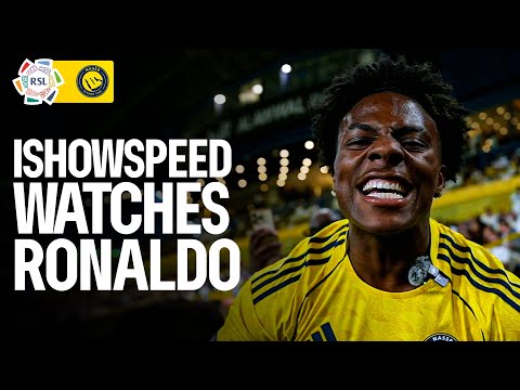 IShowSpeed Watches Ronaldo 🐐