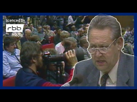 Schabowskis Versprecher führt zum Mauerfall – Pressekonferenz am 9. November 1989 | Ende der DDR