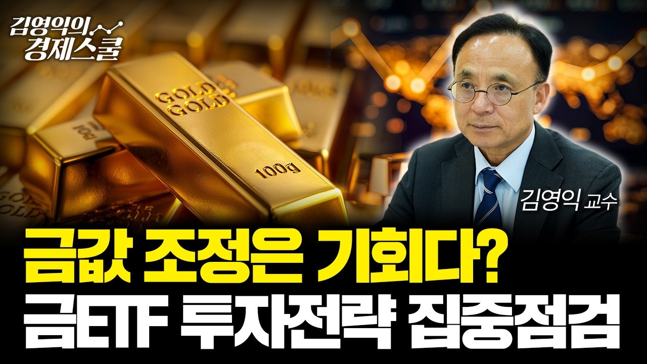 금값 조정은 기회다? 금ETF 투자전략 집중점검 [김영익 공식채널]