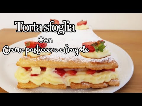 PASTRY CAKE WITH CUSTARD CREAM AND STRAWBERRIES 🍓 simple and ready in no time 😎