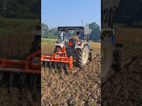 Rotavator harrow se khet ki jutai #2025 #swaraj #shorts #harrow #tractor