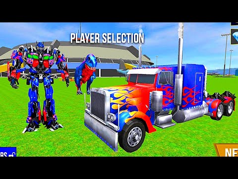 Optimus Prime Transformers: Truck Robot Dino Transform Game 2020 - Android Gameplay
