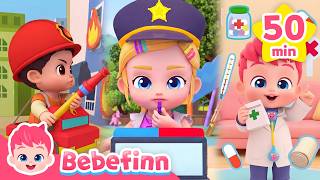 Download lagu Super Hero Team 🦸‍♂️🚨 | Safety Songs & More | Bebefinn Nursery Rhymes and Stories for Kids mp3