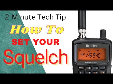 How to Correctly Set Your Scanner's Squelch