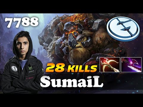 SumaiL Earthshaker 28 KILLS | 7788 MMR Dota 2