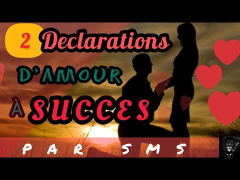 2 declarations d'amour à un(e) ami(e) par sms