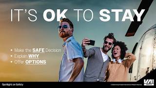 VAI Spotlight on Safety: It's OK to Stay