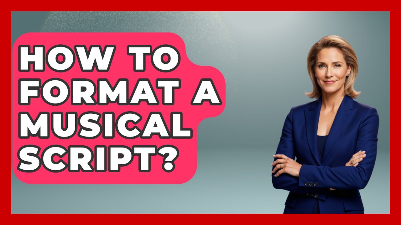 How To Format A Musical Script? - Broadway Behind The Curtain
