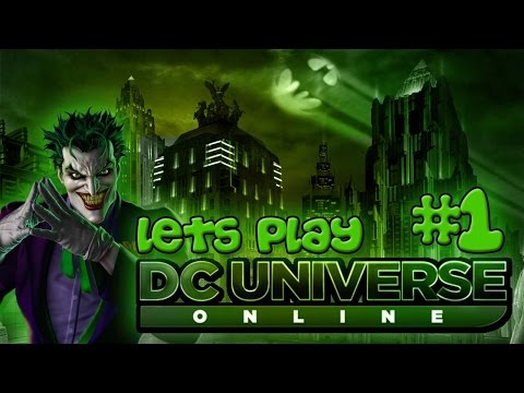 DC Universe Online Xbox Walkthrough - Character Creation - Let's Play Part 1