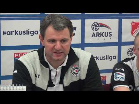 ARKUS liga 13. kolo / RK Proleter - RK Partizan / Konferencija za medije