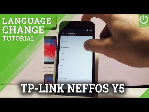 How to Set Language in TP-LINK Neffos Y5 - Change Language
