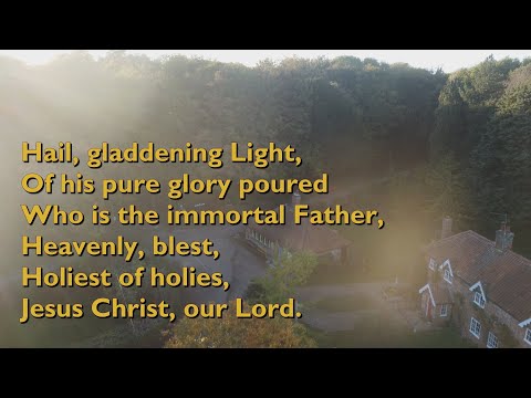 Hail, Gladdening Light (Tune: Sebaste - 3vv) [with lyrics for congregations]