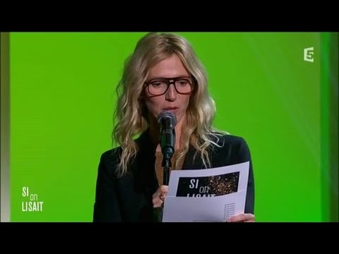 Sandrine Kiberlain lit une chanson de Julien Clerc
