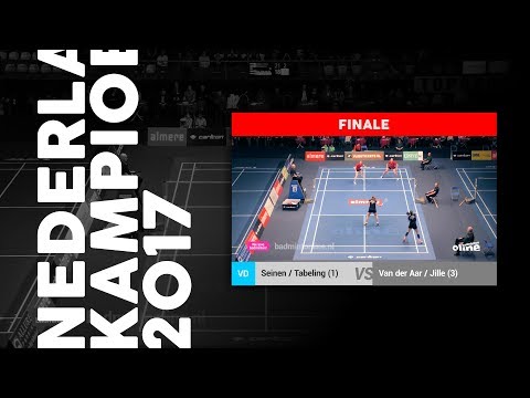 Cheryl Seinen / Iris Tabeling vs Debora Jille / Imke van der Aar (VD, FINALE) - NK Badminton 2017