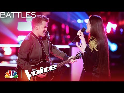 The Voice 2018 Battle - Britton Buchanan vs. Jaclyn Lovey: "Thinking Out Loud"